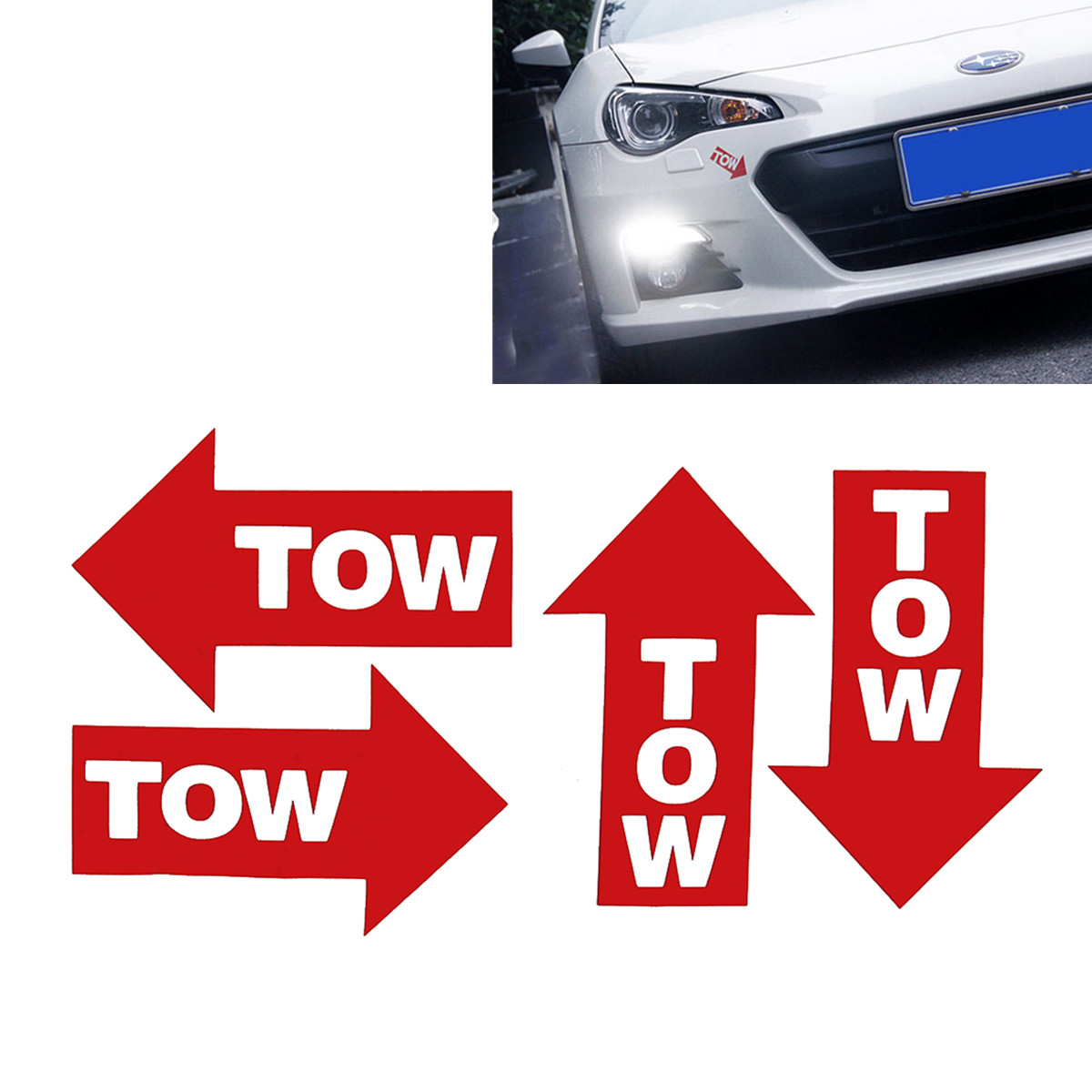 17x89CM-Auto-Abschlepphaken-Aufkleber-Tow-Hook-Vinyl-Sticker-Tuning-Decal-1685552