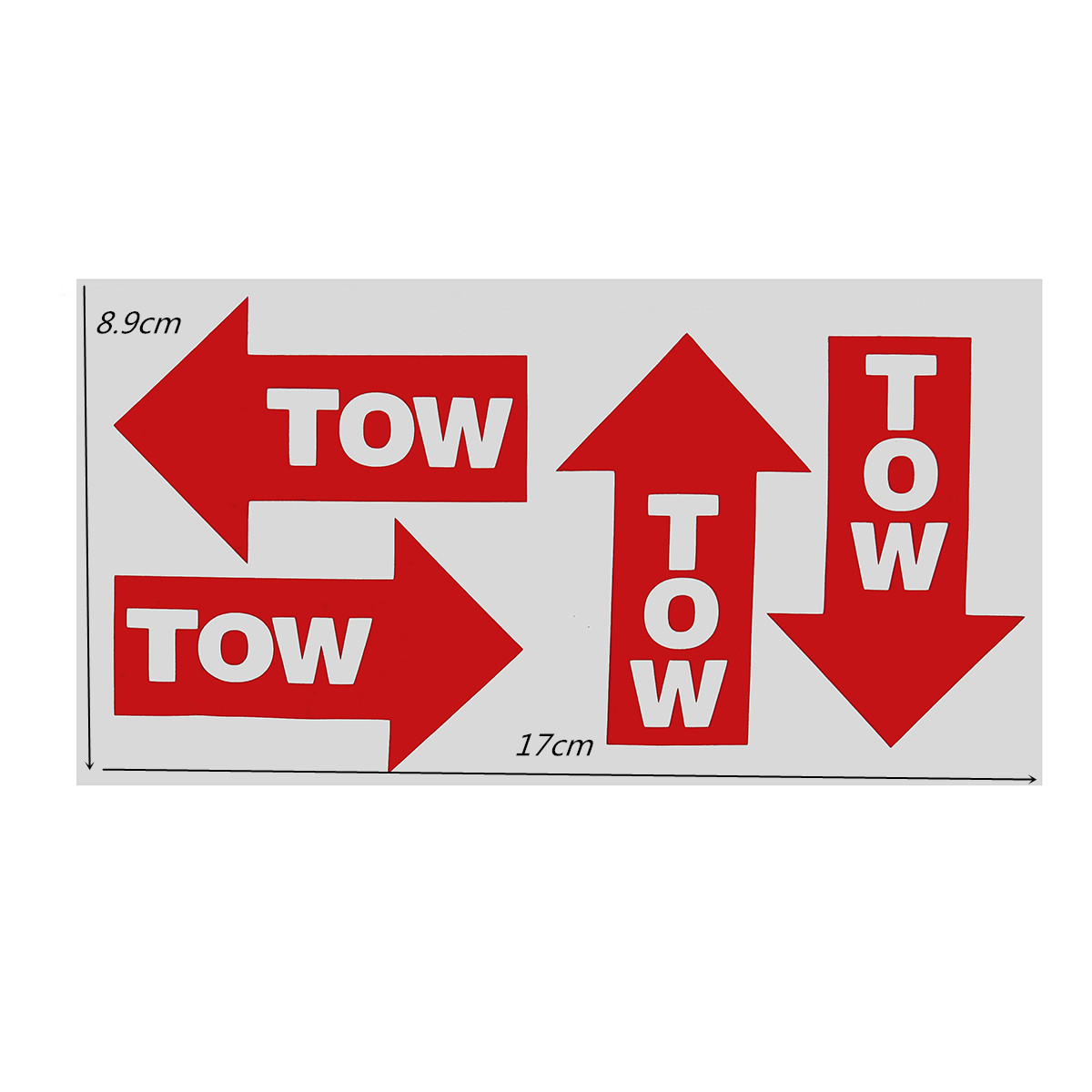 17x89CM-Auto-Abschlepphaken-Aufkleber-Tow-Hook-Vinyl-Sticker-Tuning-Decal-1685552