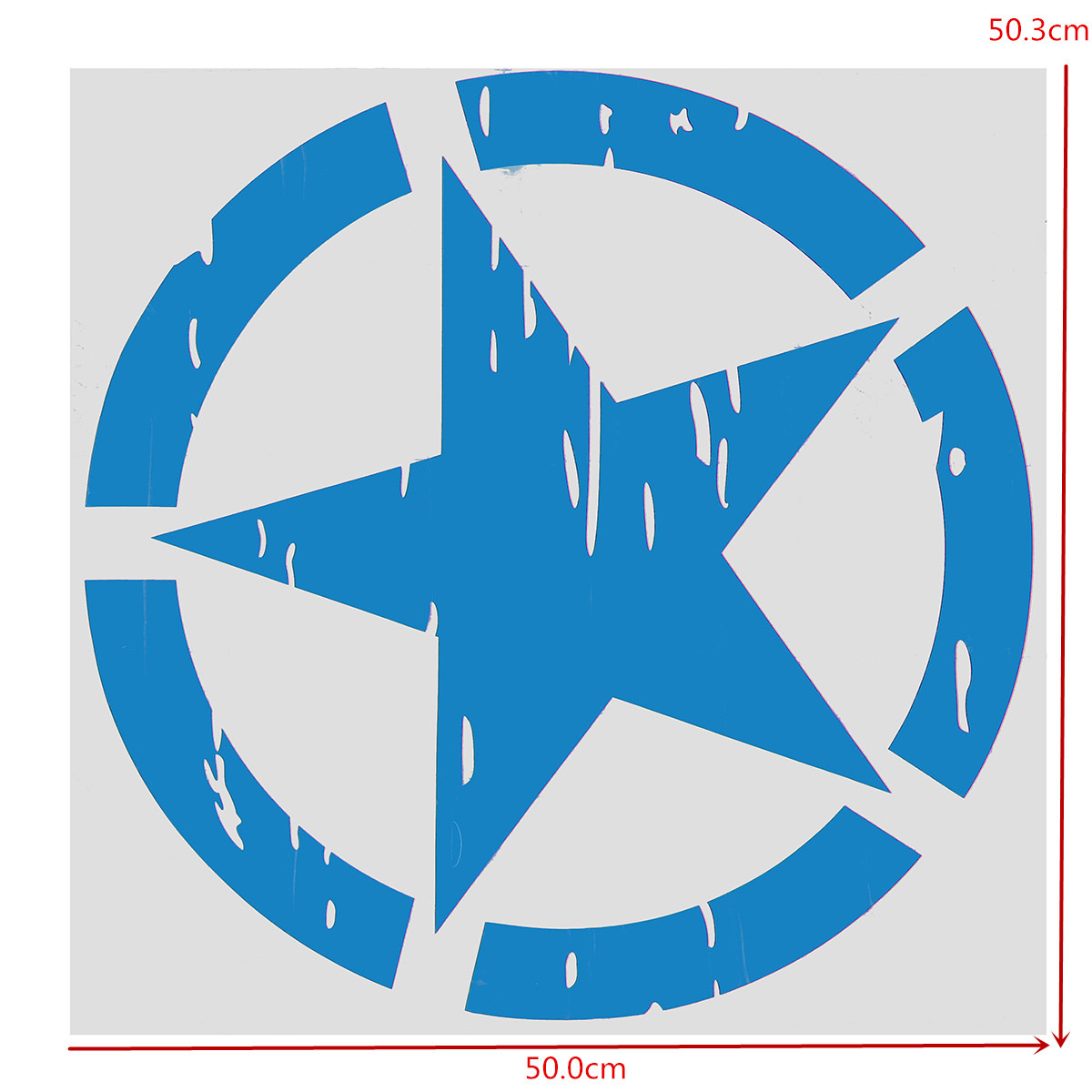 20-Auto-SUV-Universal-Aufkleber-Tuning-Sticker-Stern-Decal-5-Farben-1685770