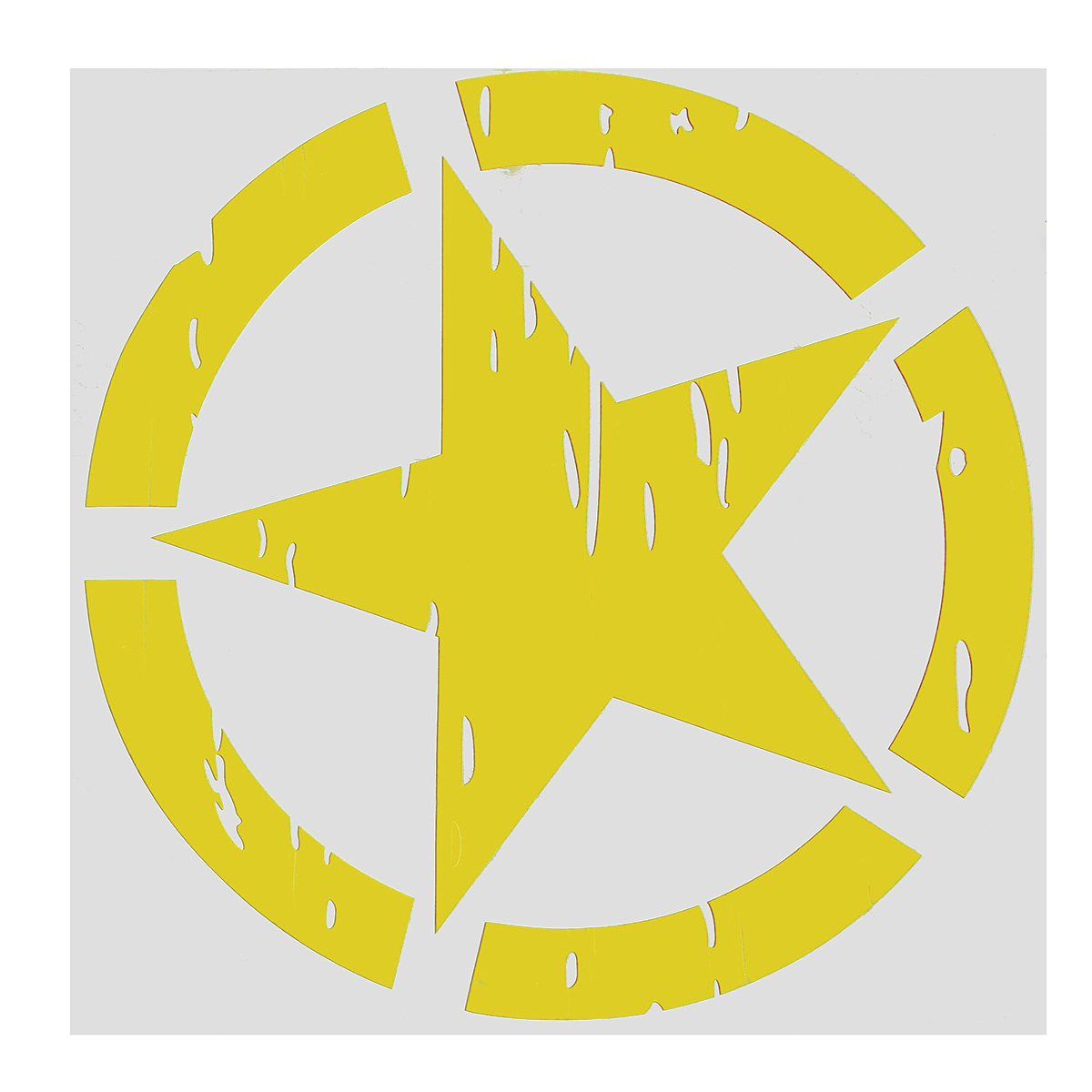 20-Auto-SUV-Universal-Aufkleber-Tuning-Sticker-Stern-Decal-5-Farben-1685770