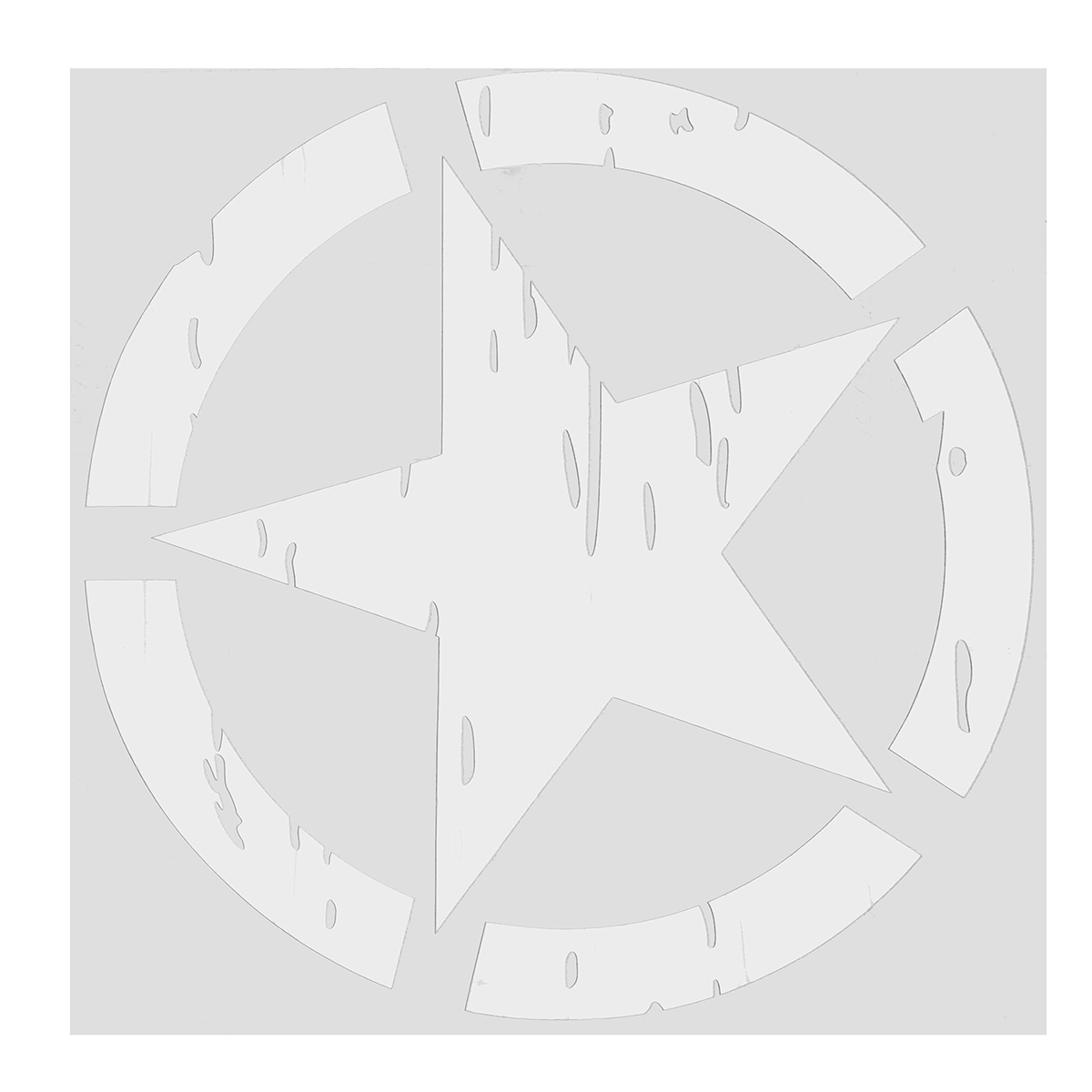 20-Auto-SUV-Universal-Aufkleber-Tuning-Sticker-Stern-Decal-5-Farben-1685770