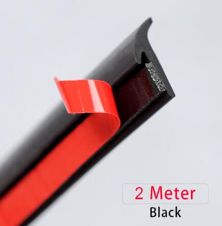 200-X-13cm-BlackWhite-Car-Door-Rubber-Sealing-Strip-For-Most-Cars-Trucks-SUV-1509413