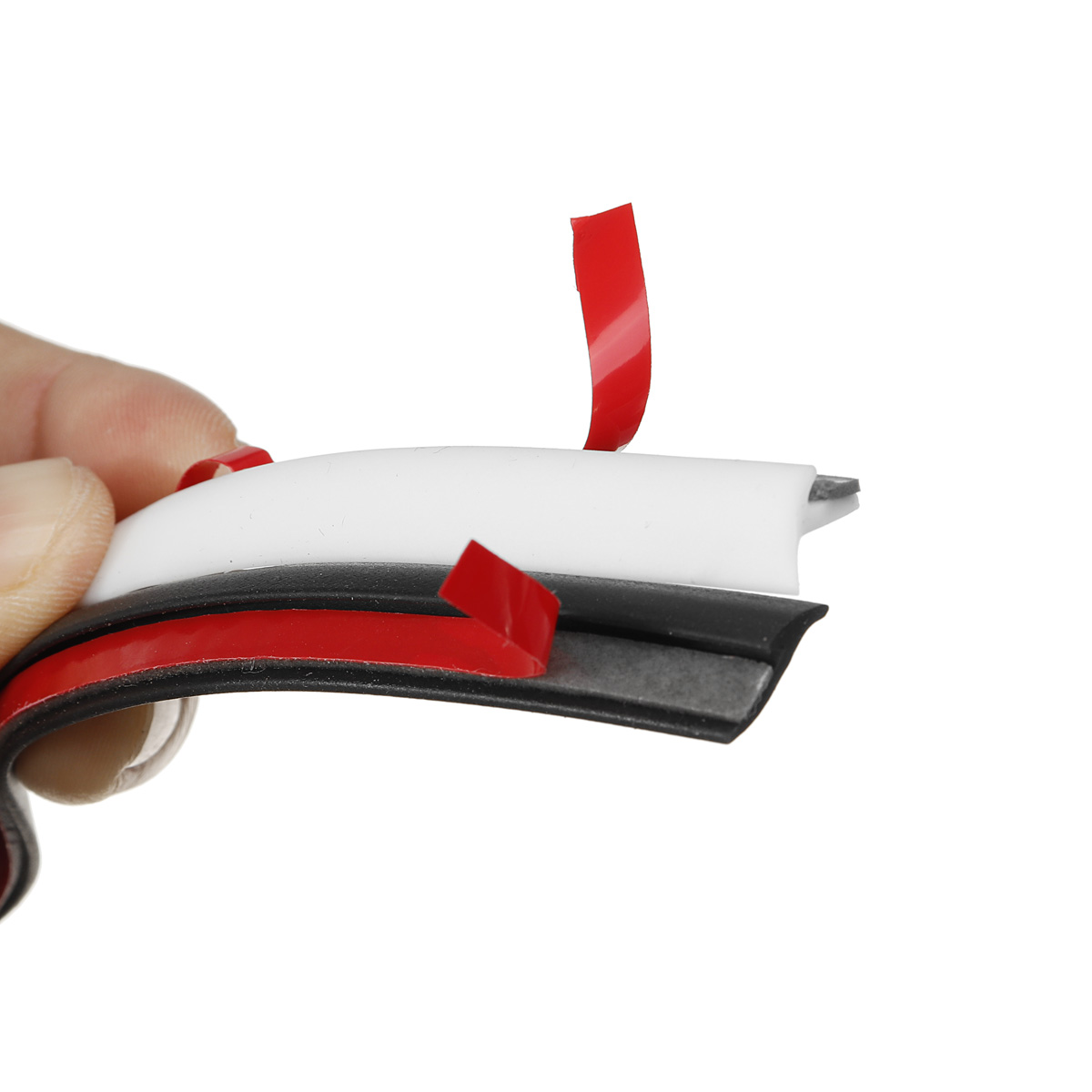 200-X-13cm-BlackWhite-Car-Door-Rubber-Sealing-Strip-For-Most-Cars-Trucks-SUV-1509413