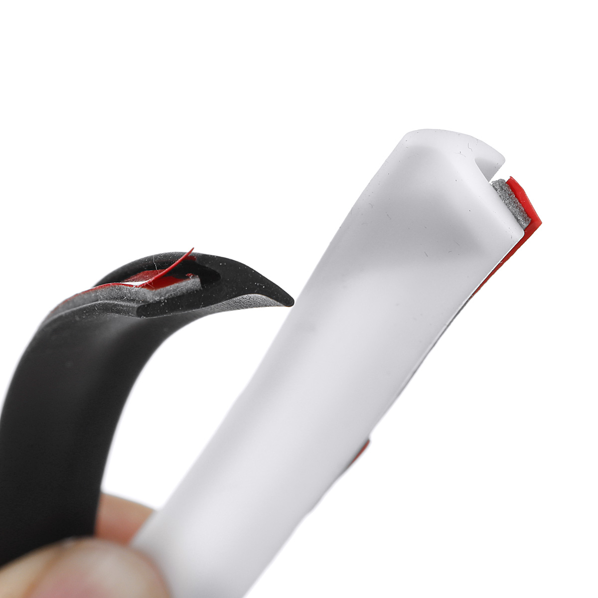 200-X-13cm-BlackWhite-Car-Door-Rubber-Sealing-Strip-For-Most-Cars-Trucks-SUV-1509413