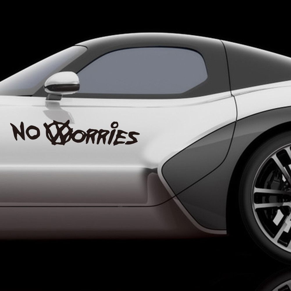 20x4cm-NO-WORRIES-Car-Sticker-Decal-Vinyl-Auto-Window-Bumper-Body-Decal-1166011