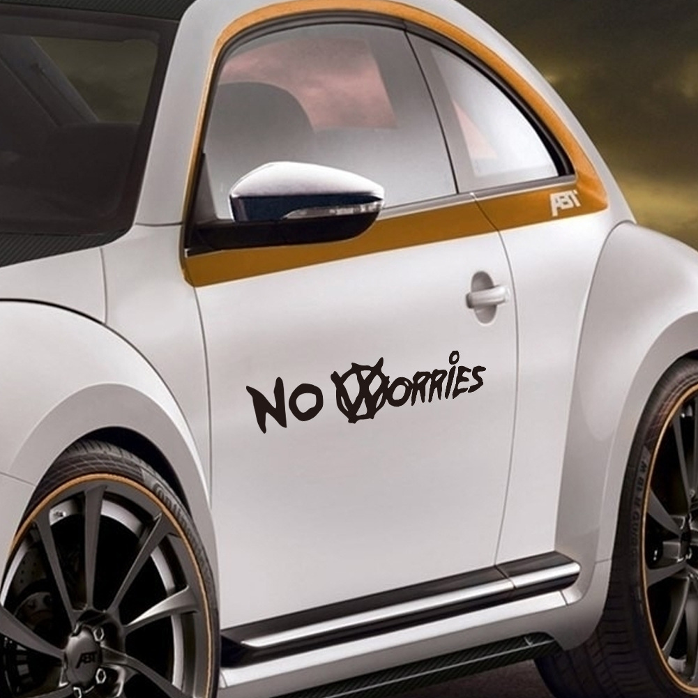 20x4cm-NO-WORRIES-Car-Sticker-Decal-Vinyl-Auto-Window-Bumper-Body-Decal-1166011