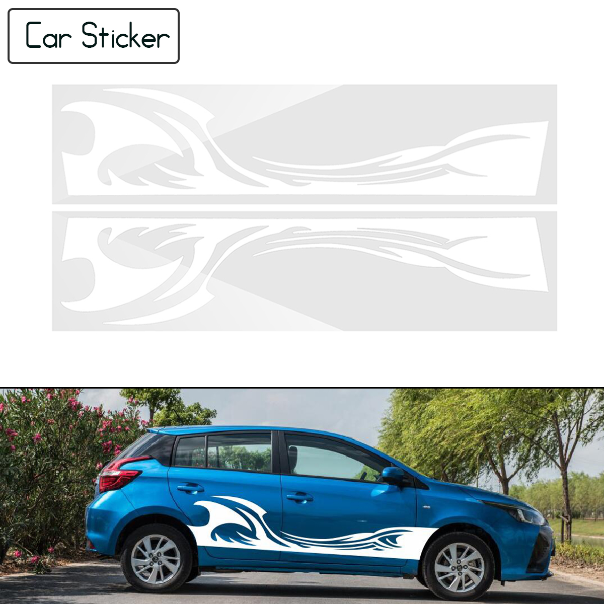 210cm38cm-Sports-Stripe-Pattern-Style-Car-Stickers-Vinyl-Decal-for-Race-SUV-Side-Body-1388626