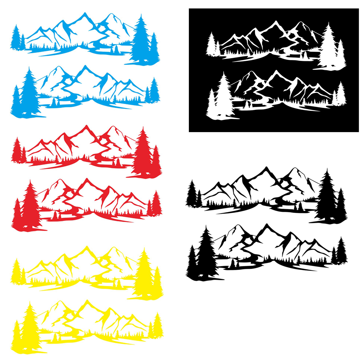 2PCS-Decal-Stickers-Side-Body-Large-Mountains-For-Camper-Motorhome-Van-Caravan-RVS-1733083