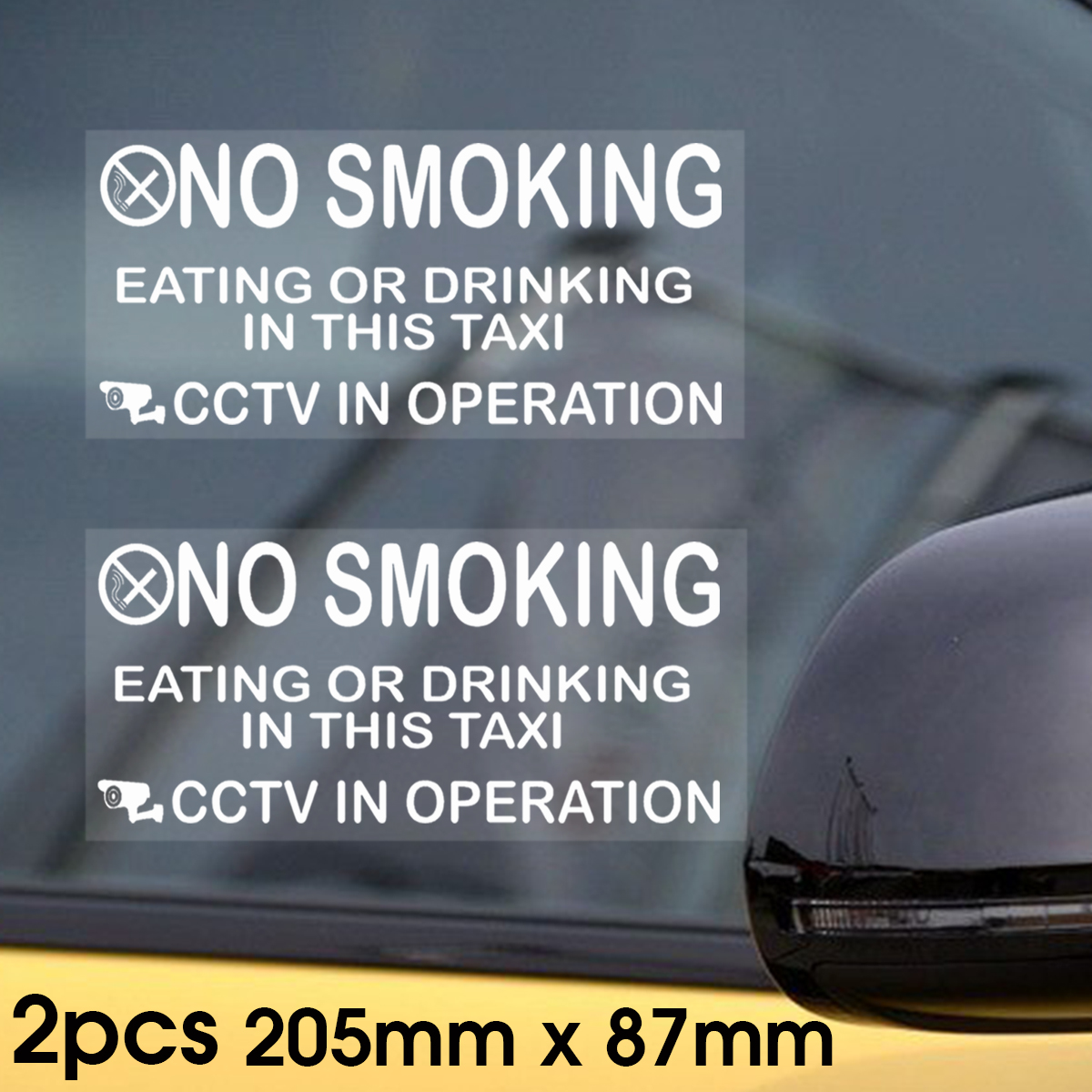 2PCS-Taxi-Minicab-Warning-Window-Stickers-No-Smoking-Eating-Drinking-Cab-CCTV-1712238