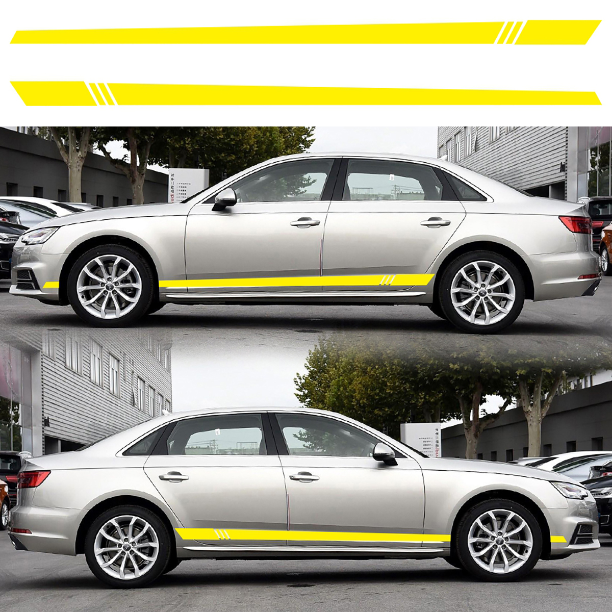 2PCS-Universal-Car-Auto-Long-Stripe-Decals-Both-Side-Body-Viny-Wrap-Stickers-1576622