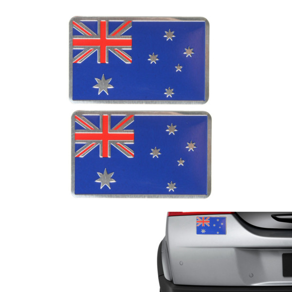 2Pcs-Aluminum-Alloy-3D-Badge-Austrlia-Australian-Flag-Pattern-Sticker-Emblem-Decoration-1077241