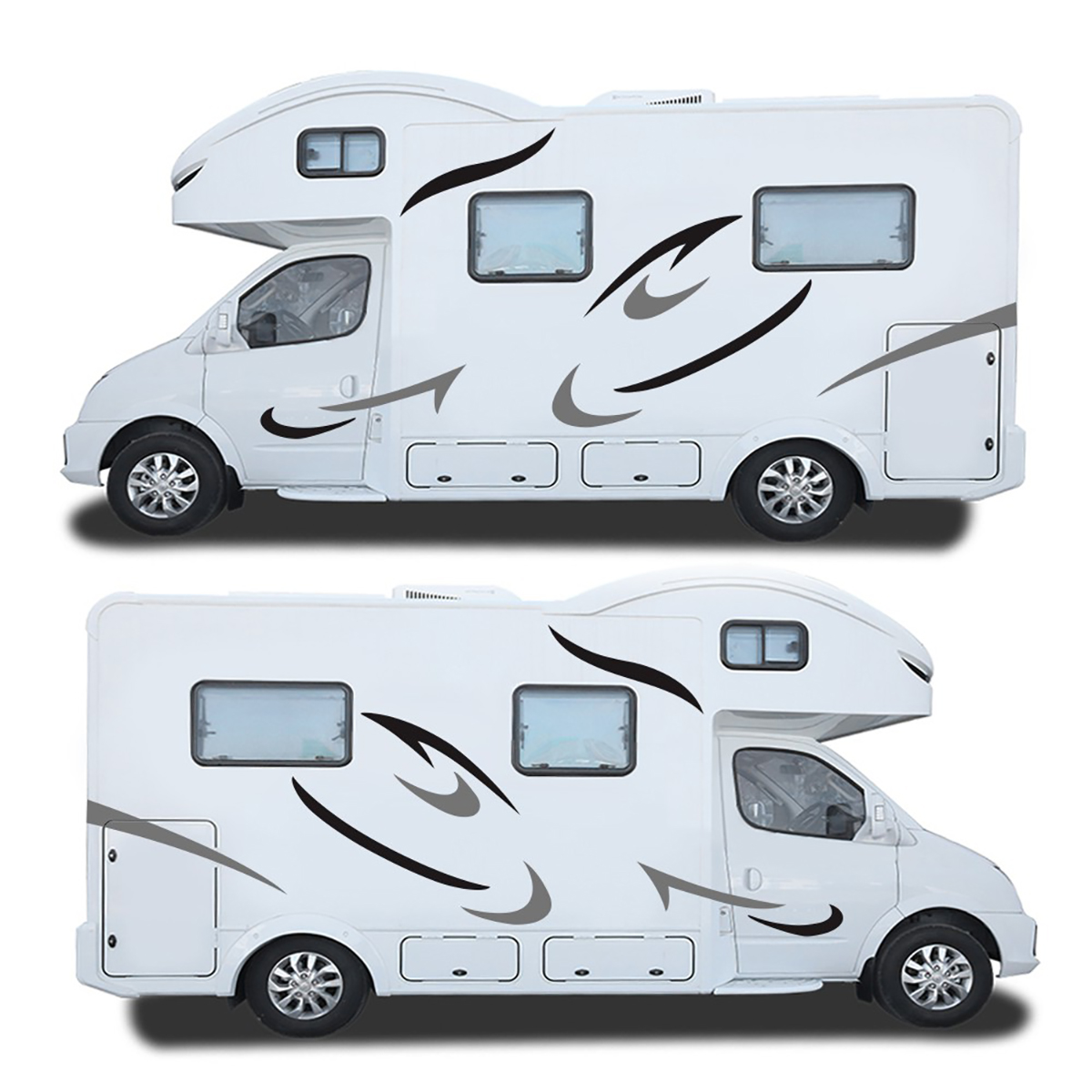 2pcs-Stripes-Body-Stickers-Graphics-Vinyl-DIY-For-Camping-Car-Caravan-RV-Trailer-1697999