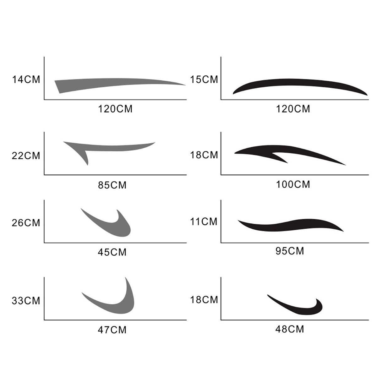 2pcs-Stripes-Body-Stickers-Graphics-Vinyl-DIY-For-Camping-Car-Caravan-RV-Trailer-1697999