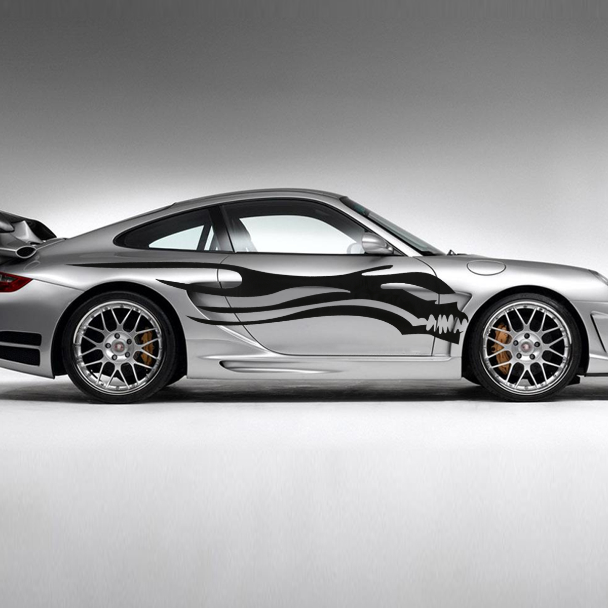 2x-150x30cm-Car-SUV-Skull-Side-Skirt-Body-Doors-Vinyl-Graphic-Decals-Stickers-1670978