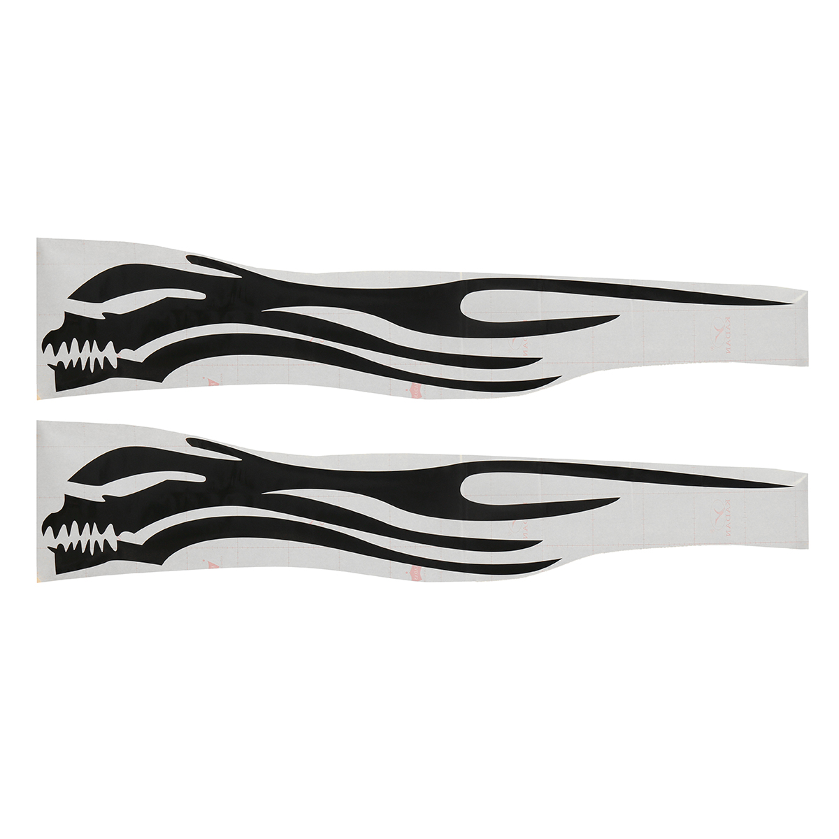 2x-150x30cm-Car-SUV-Skull-Side-Skirt-Body-Doors-Vinyl-Graphic-Decals-Stickers-1670978