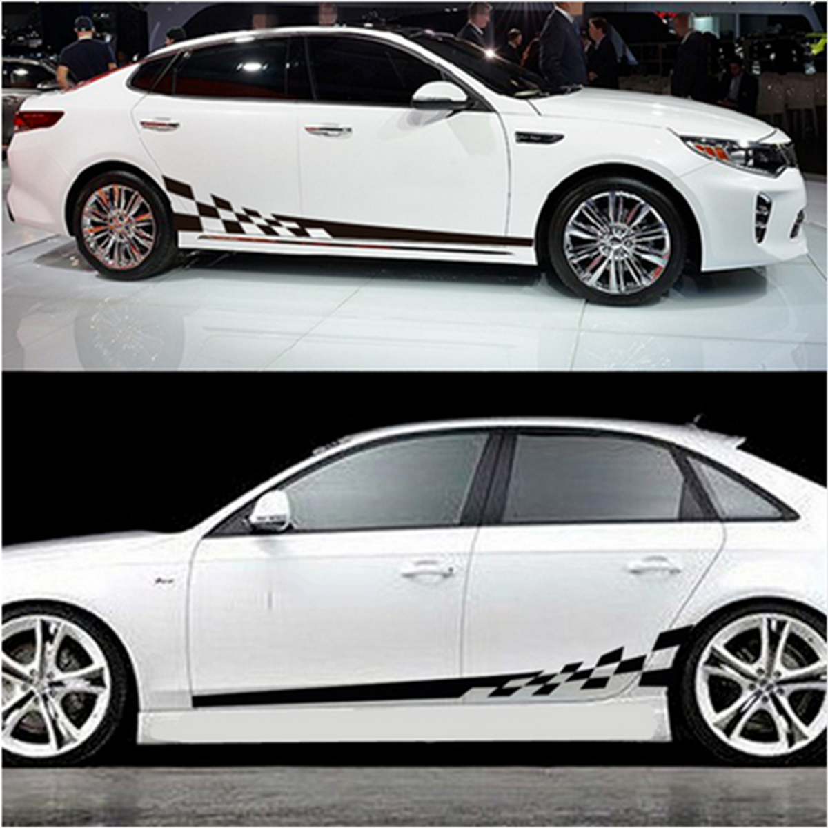 2x-Car-Vehicle-Body-Stripe-Side-Stickers-Racing-Race-Skirt-Vinyl-Decal-DIY-Decor-1671077