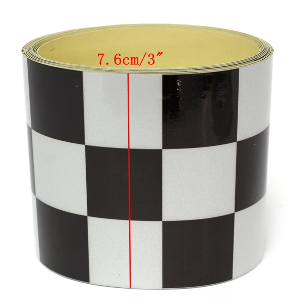 3-Inch-Black-White-Checkered-Flag-Vinyl-Decal-Tape-Car-motorcycle-Bike-Tank-Sticker-986496