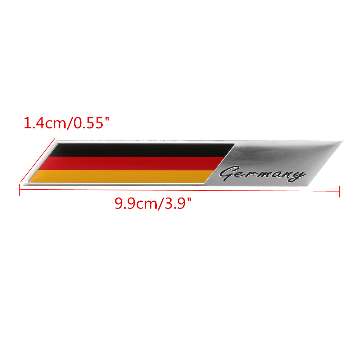 39-Inch-Car-Sticker-Germany-Flag-Fender-Trunk-Emblem-Badge-Decor-For-Audi-1703340