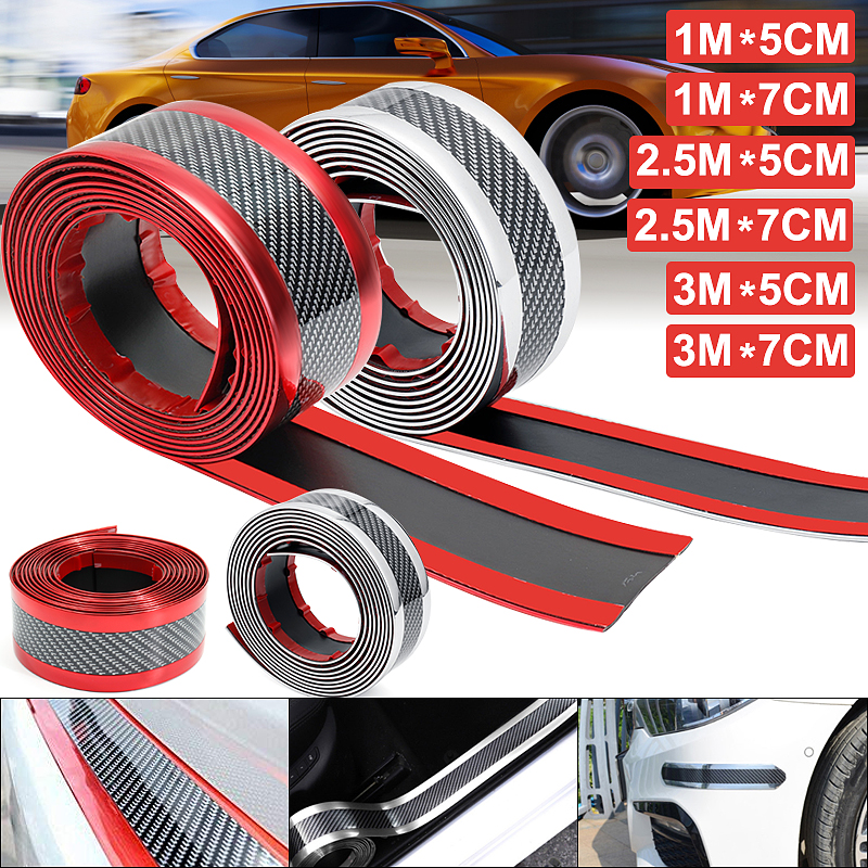 3M-x-7cm3M-x-5cm-Carbon-Fiber-Rubber-Strip-Protector-Door-Sill-Car-Stickers-1614150