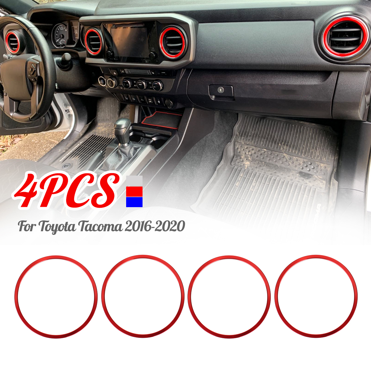 4PCS-Interior-Air-Conditioning-Outlet-Ring-Vent-Cover-Decor-Outer-Ring-For-Toyota-Tacoma-2016-2020-1810179