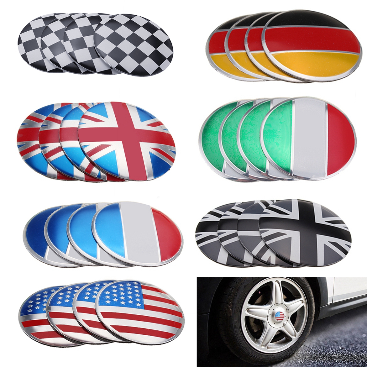 4x-56mm-3D-Alloy-Car-Wheel-Center-Hub-Cap-Badge-Flag-Emblem-Sticker-Universal-1671291
