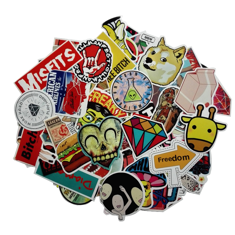 50pcs-Cartoon-Car-Sticker-Combination-for-Auto-Truck-Vehicle-Motorcycle-Decal-1185996