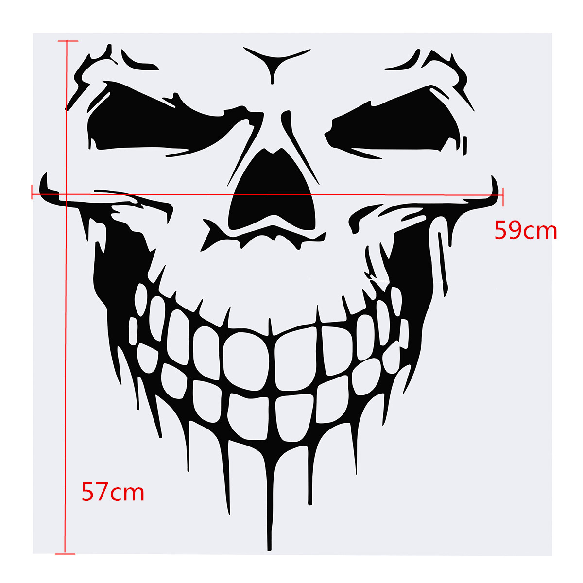 57x59cm-Car-Hood-Tailgate-Window-Skull-Decal-Vinyl-Large-Graphic-Decor-Stickers-1429412
