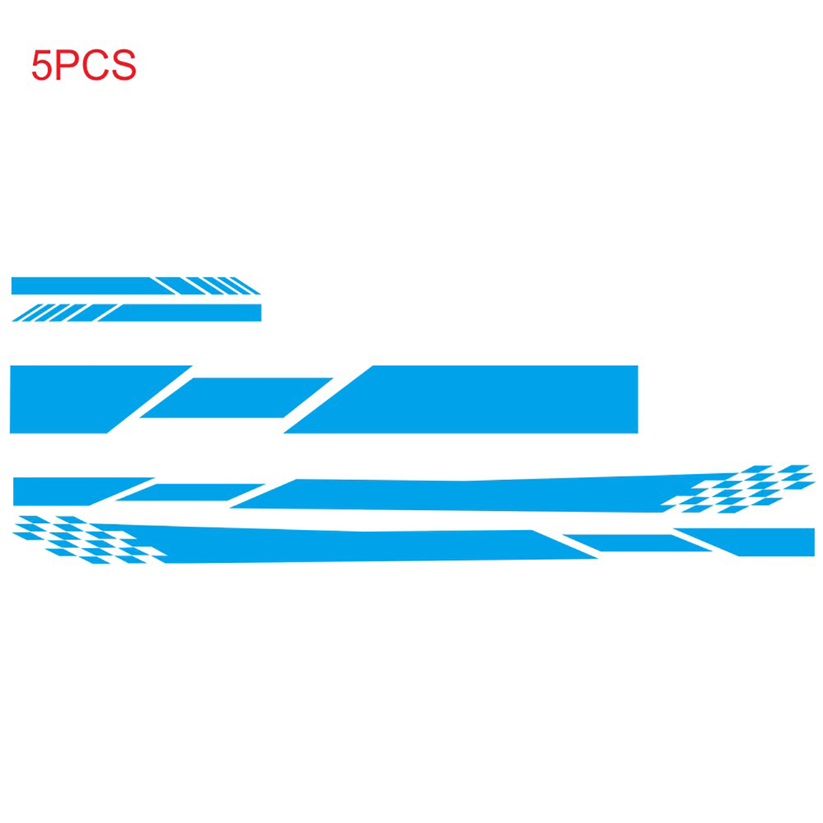 5PCS-Stripes-Graphics-Car-Stickers-Side-Body-Hood-Rearview-Mirror-Decal-Decor-1809246