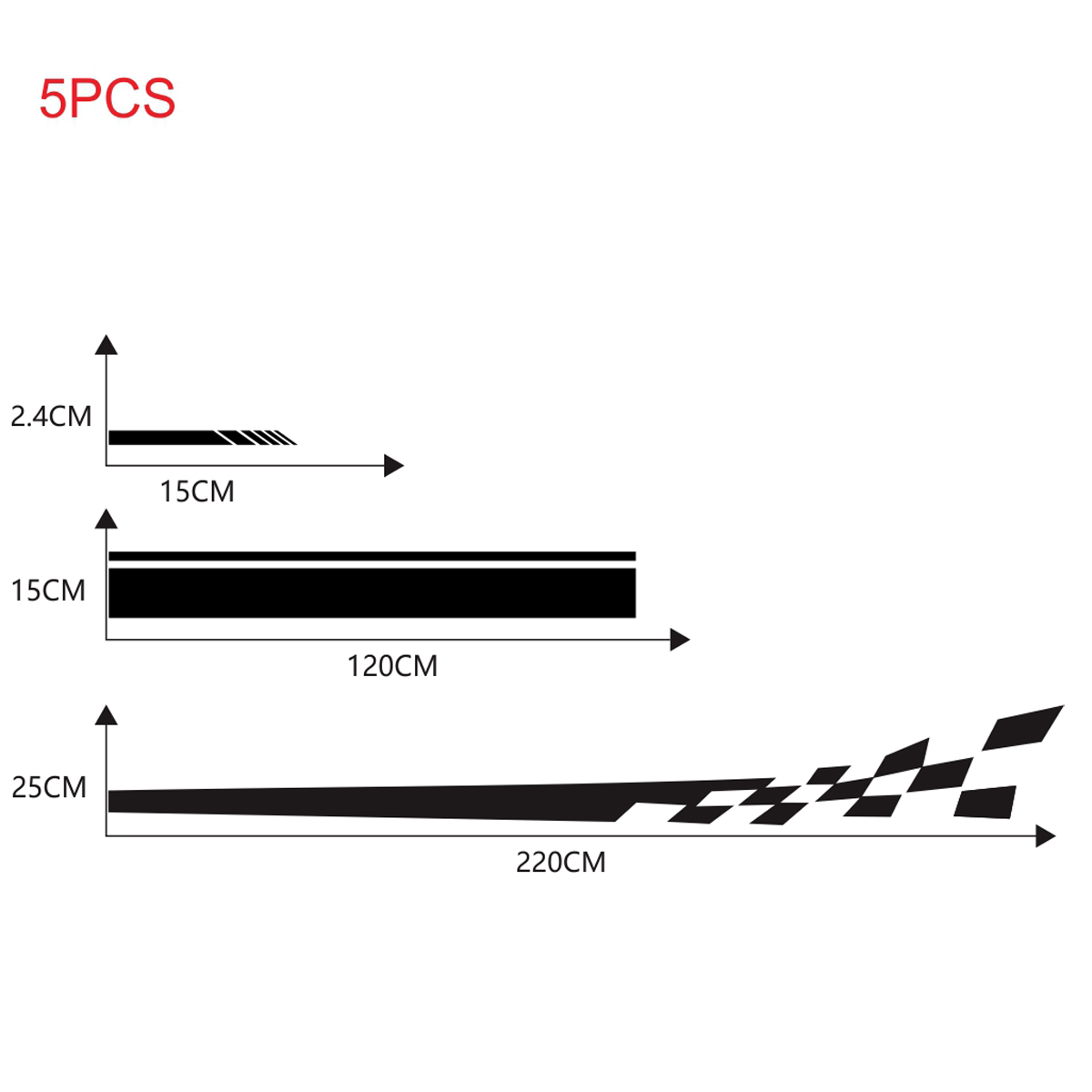 5pcs-Car-Stickers-Stripes-Graphics-Side-Body-Hood-Rearview-Mirror-Decal-Trim-1726701