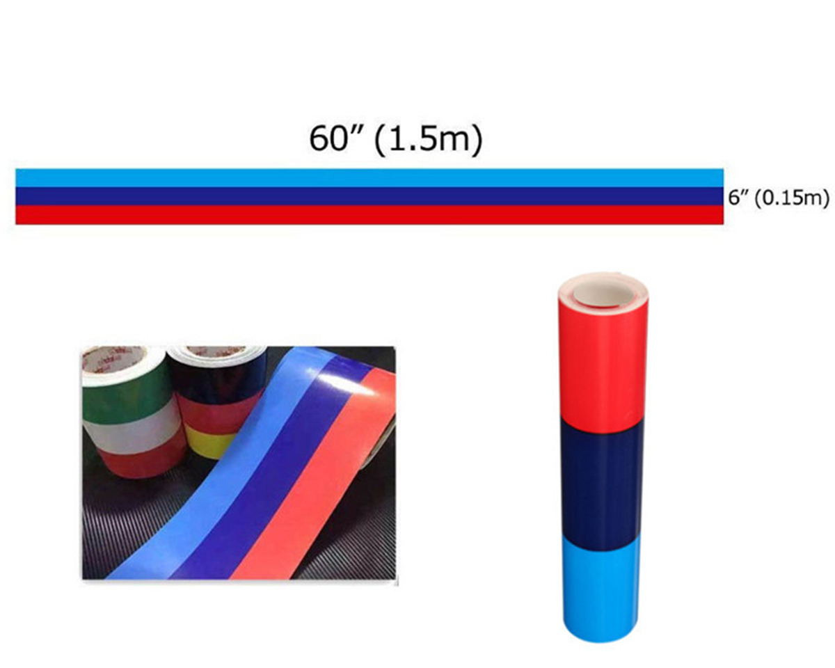 60Inch-M-Color-Stripes-Rally-Side-Hood-Racing-Motorsport-Decal-Sticker-for-BMW-1701985
