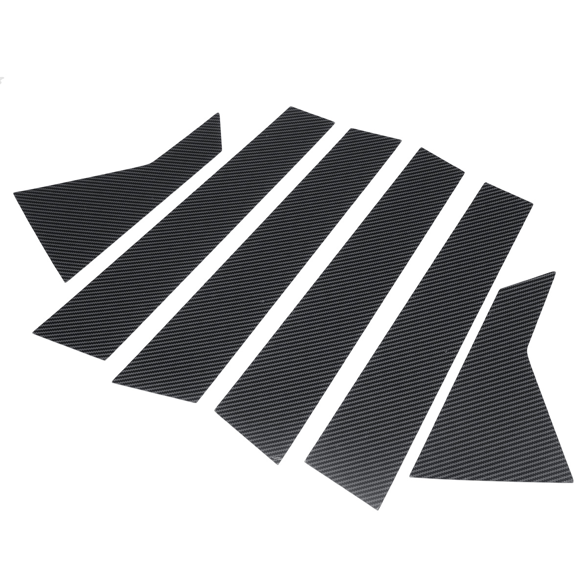 6PCS-Set-Window-Pillar-Posts-Stickers-Trim-For-Honda-Civic-Sedan-2016-2018-Carbon-1826919