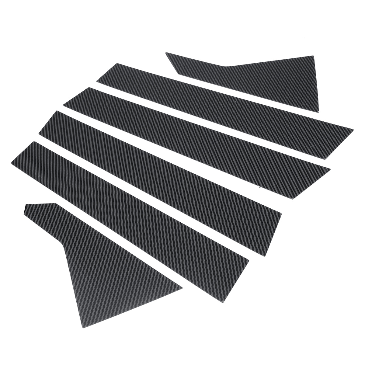 6PCS-Set-Window-Pillar-Posts-Stickers-Trim-For-Honda-Civic-Sedan-2016-2018-Carbon-1826919