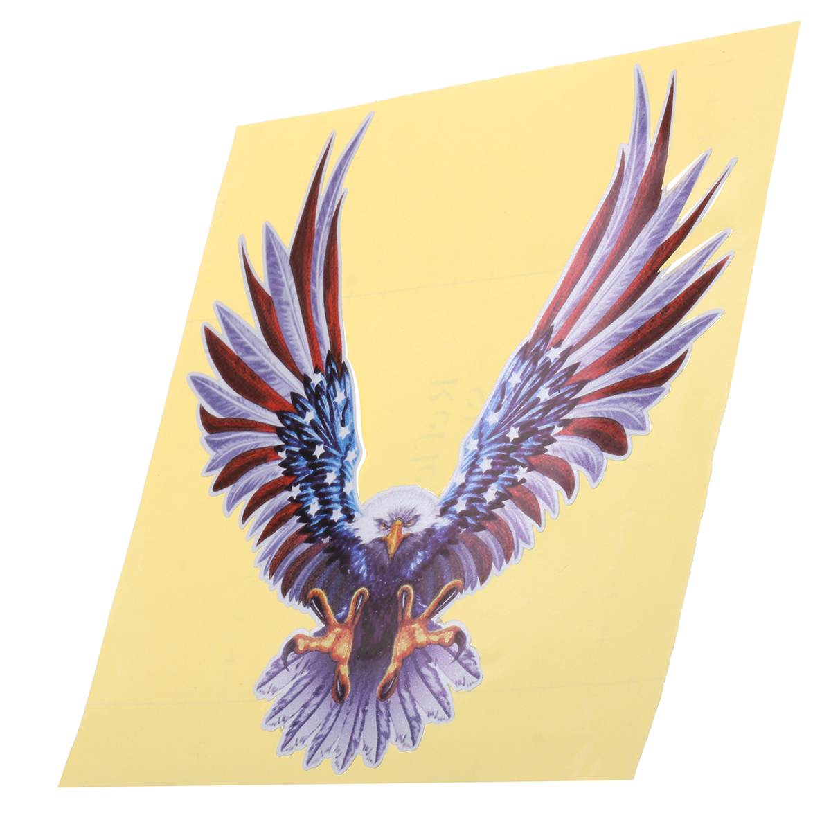 6x675-Inch-Vinyl-Car-USA-Eagle-Wings-United-States-Flag-Bumper-Window-Stickers-Decal-1164833