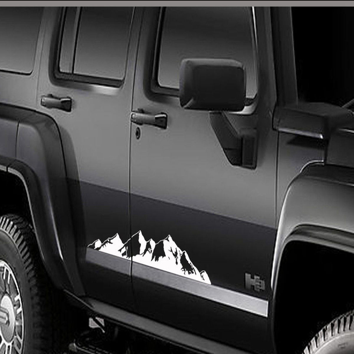 76x16cm-Snow-Mountain-Car-Stickers-Vinyl-Decal-Auto-Body-Truck-Tailgate-Window-Door-Universal-1418092