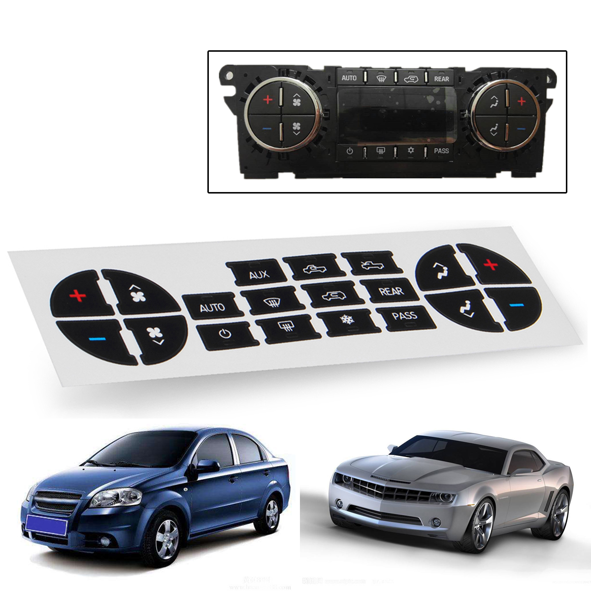 AC-Button-Repair-Kit-Dash-Replacement-07-13-GM-Vehicles-Car-Decal-Stickers-US-SELLER-1266672