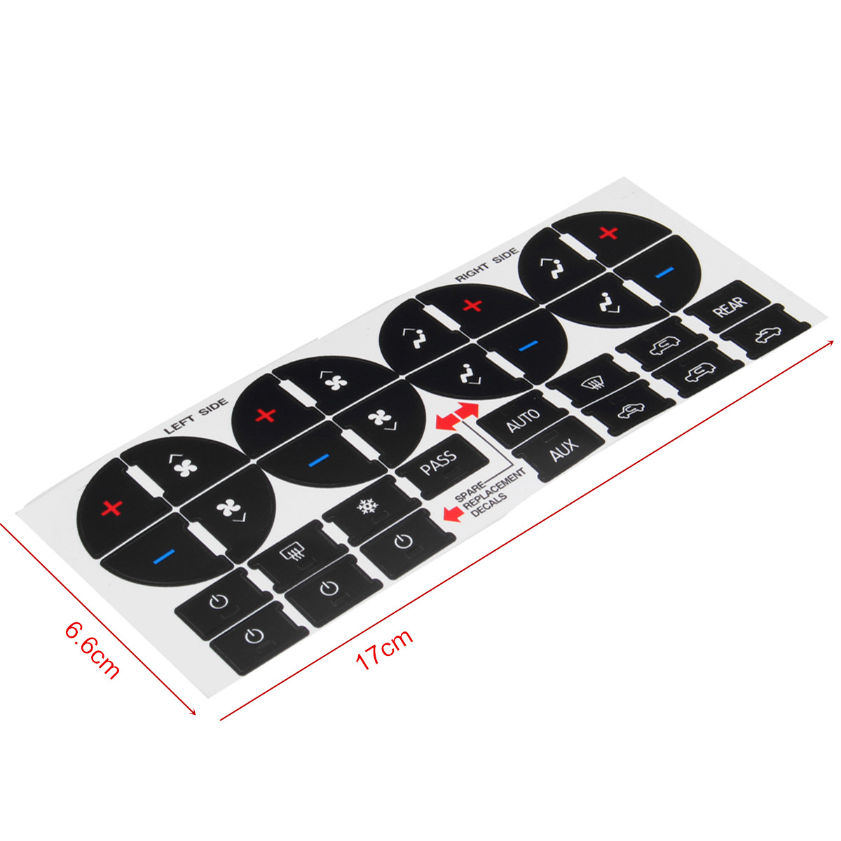 AC-Dash-Button-Repair-Kit-Car-PVC-Decals-Sticker-For-General-Motors-SUV-Trucks-1534627