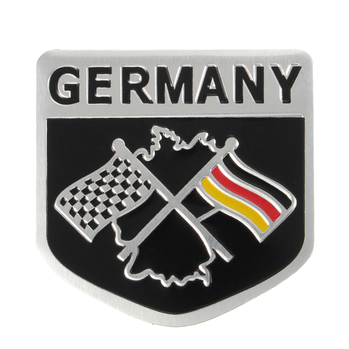 Alloy-Metal-Racing-German-Flag-Emblem-Badge-Decal-Decorative-Sticker-1064461
