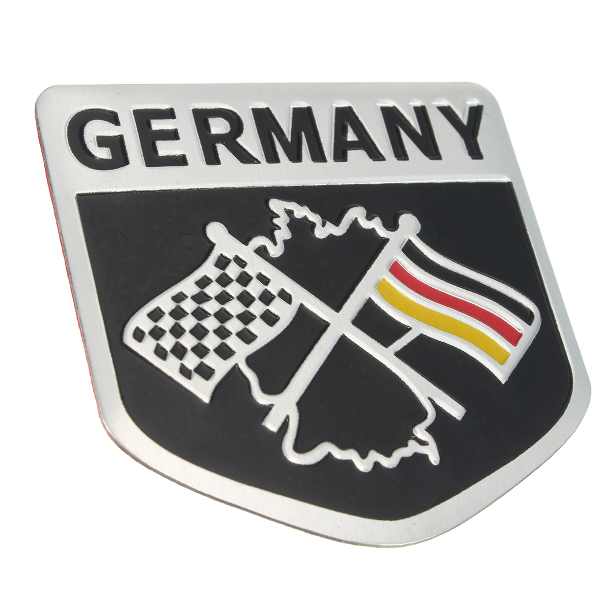Alloy-Metal-Racing-German-Flag-Emblem-Badge-Decal-Decorative-Sticker-1064461