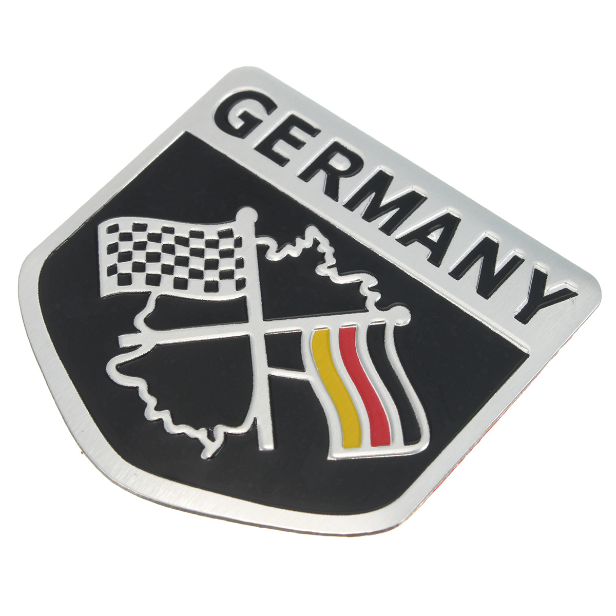 Alloy-Metal-Racing-German-Flag-Emblem-Badge-Decal-Decorative-Sticker-1064461