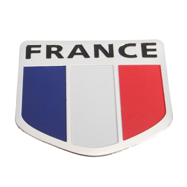 Aluminum-Alloy-Badge-France-French-Flag-Pettern-3D-Sticker-Shield-Emblem-Decal-Decoration-1077038