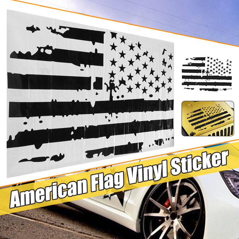 Car-American-USA-Flag-Hood-Blackout-Vinyl-Decal-Stickers-For-JeepWrangler-JK-TJ-YJ-1526059