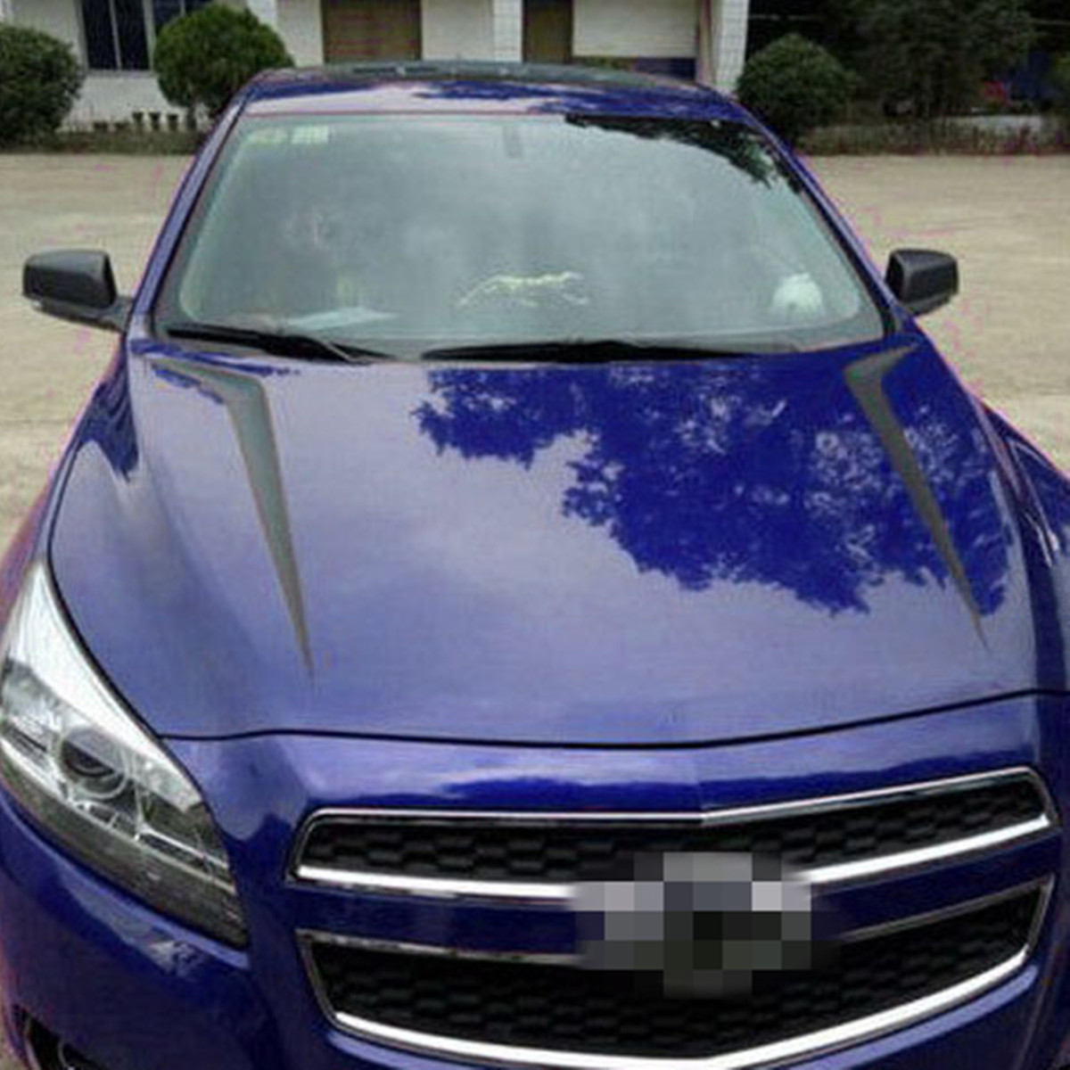 Car-Auto-Hood-Vinyl-Stickers-Engine-Cover-Stripe-Sticker-White-Universal-1703346