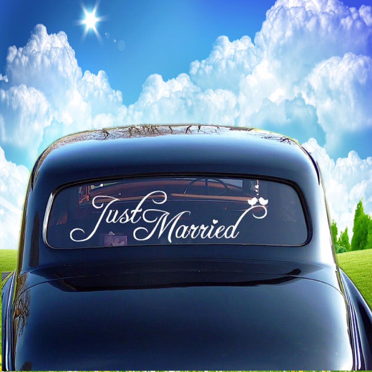 Car-Cling-Decal-Sticker-Just-Married-Wedding-Window-Banner-Decoration-1711760