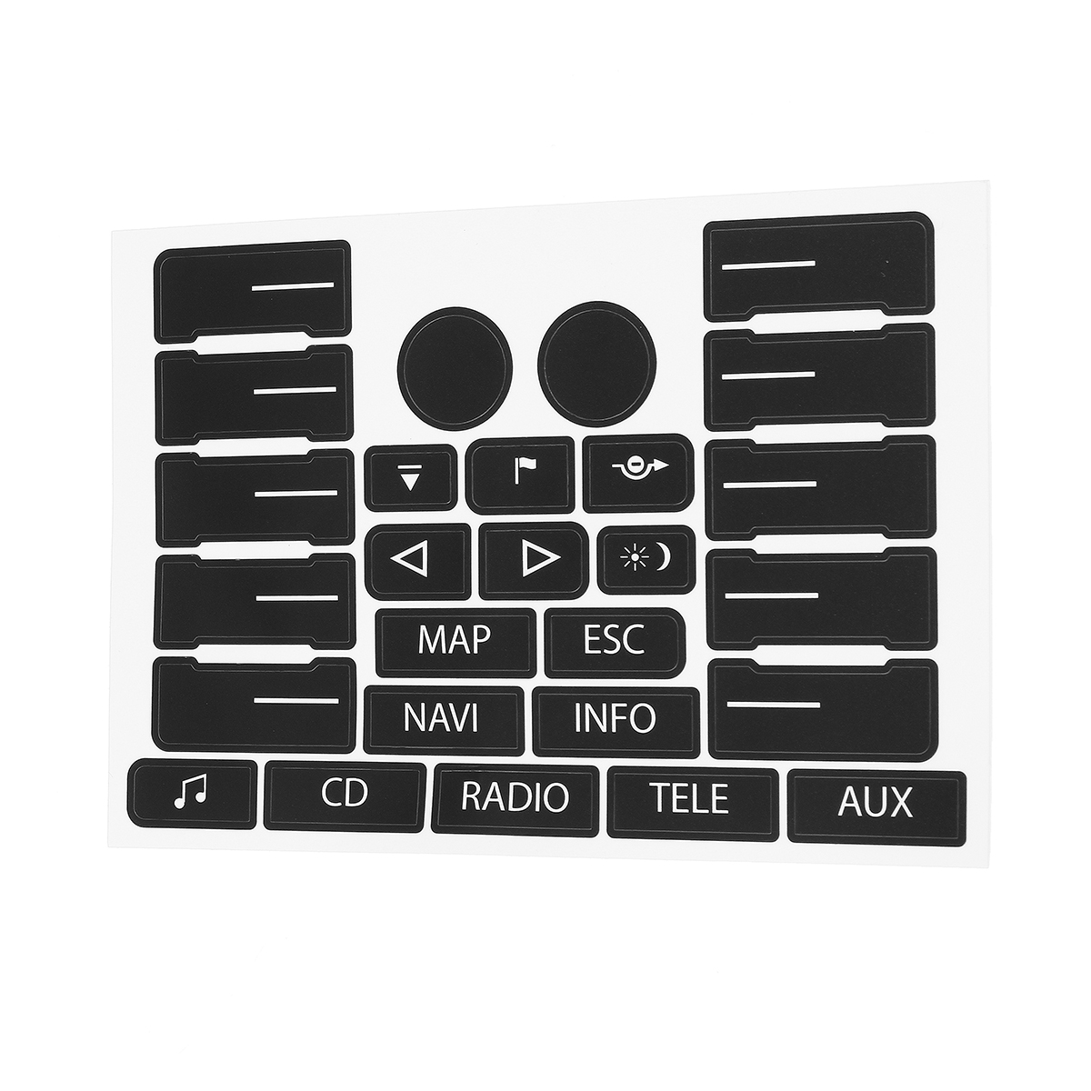 Car-Control-Button-Repair-Kit-Decals-Stickers-for-VW-Volkswagen-Touareg-04ndash09-1435822