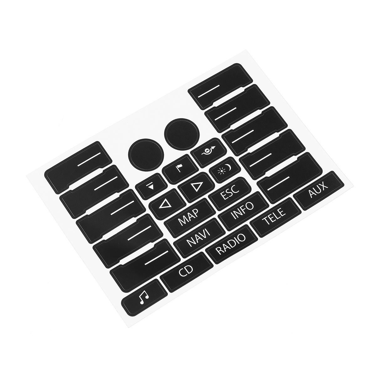 Car-Control-Button-Repair-Kit-Decals-Stickers-for-VW-Volkswagen-Touareg-04ndash09-1435822