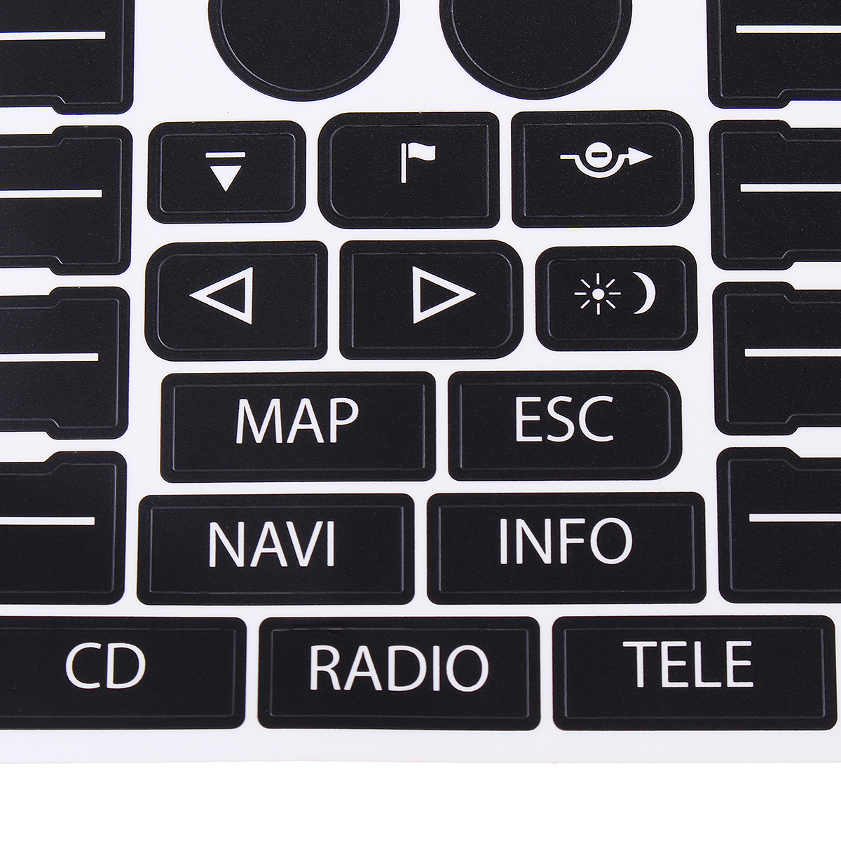 Car-Control-Button-Repair-Kit-Decals-Stickers-for-VW-Volkswagen-Touareg-04ndash09-1435822