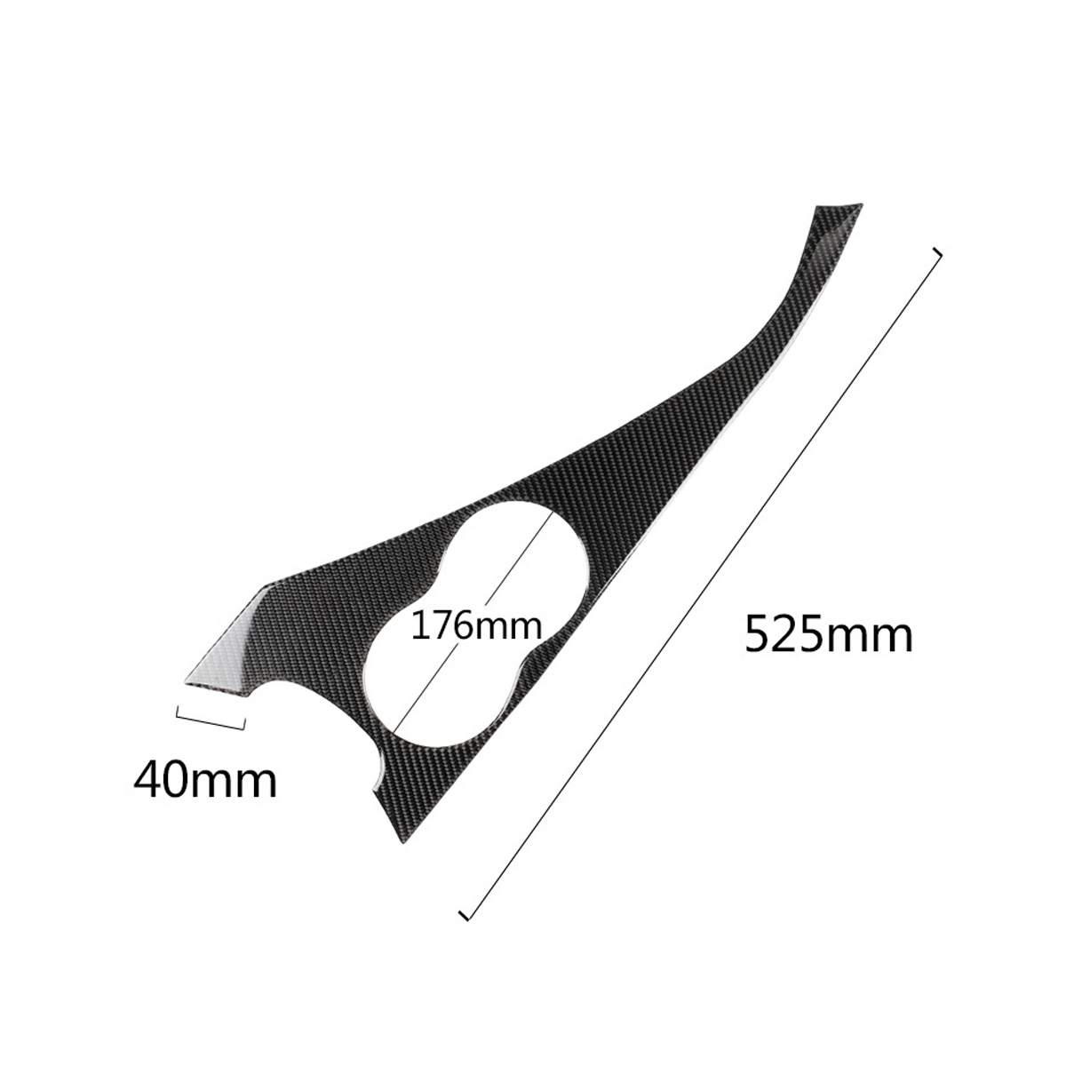 Car-Water-Cup-Holder-Panel-Trim-Cover-Carbon-Fiber-Sticker-For-Infiniti-Q50-Q60-2014-2019-1560255