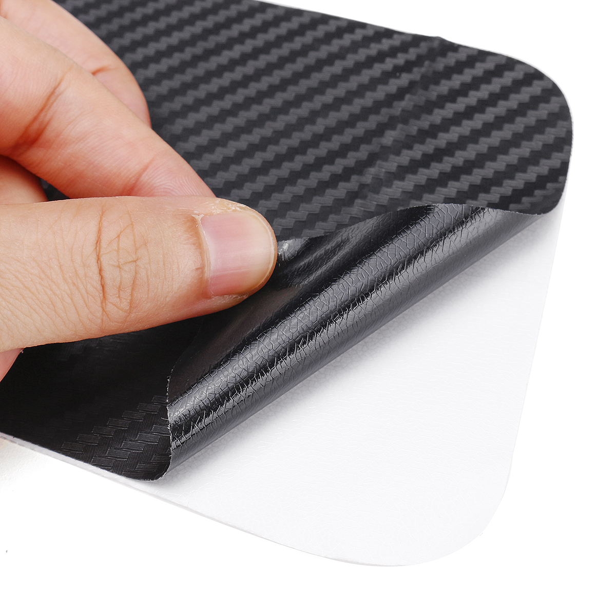 Carbon-Fiber-Sticker-Vinyl-Decal-Car-Tail-Trunk-Sill-Plate-Bumper-Guard-Protector-Cover-Trim-1356569