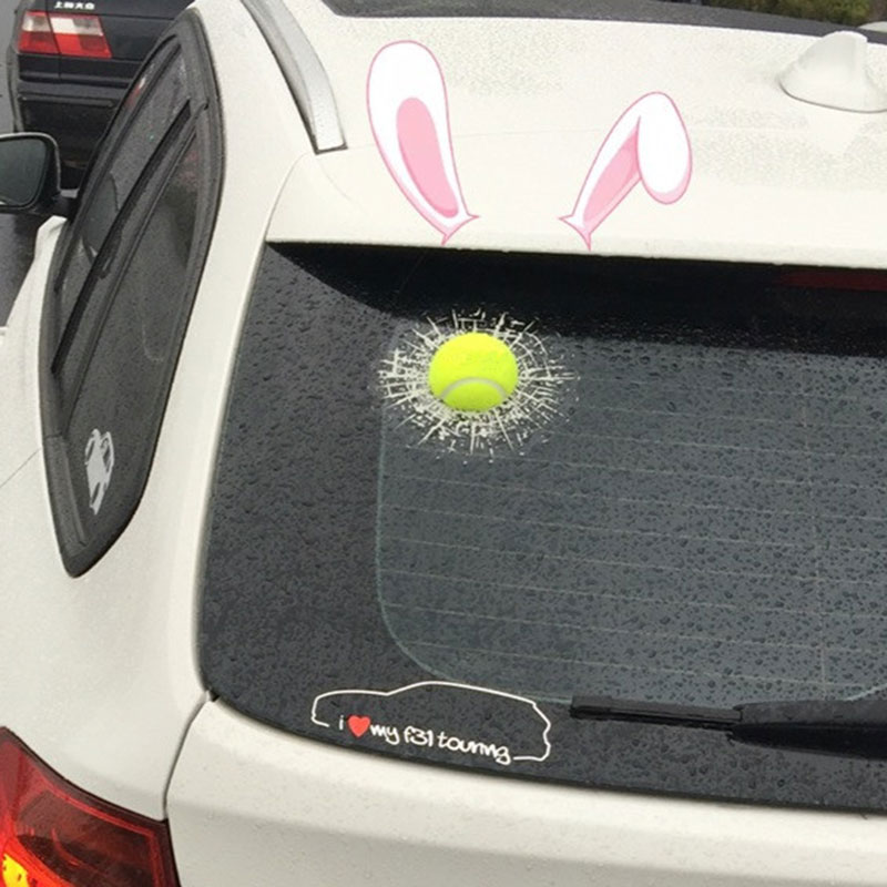 Creative-Waterproof--PVC-3D-Car-Window-Stickers-Tennis-Ball-Hits-Car-Body-Decal-1304076
