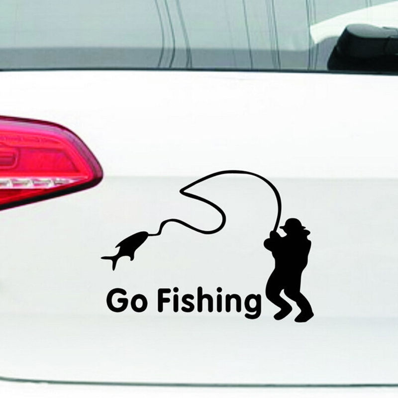 Go-Fishing-Car-Sticker-14x11cm-Vinyl-Car-Window-Decal-Decals-Graphics-Sticker-Car-styling-1152155